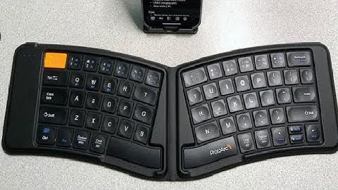ProtoArc Ergonomic Foldable Keyboard, XK03 Split Folding Bluetooth Keyboard for iPad, iPhone, Tablet