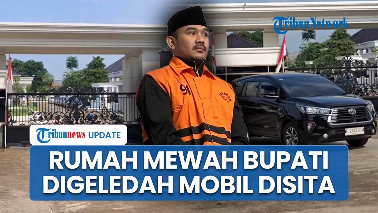 Detik-detik Rumah Mewah Bupati Bekasi Ade Kunang Digeledah KPK di Cikarang, Land Cruiser Disita