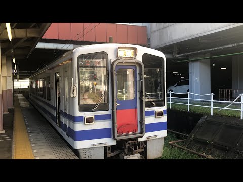 朝のほくほく線/下り電車犀潟行/越後湯沢駅0番線