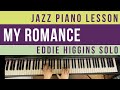 My Romance/Eddie Higgins Solo/Jazz Piano/ジャズピアノ