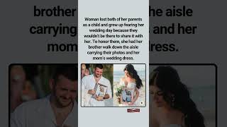 Bride's Brother Walks Their Dead Parents Down the Aisle on Her Wedding Day