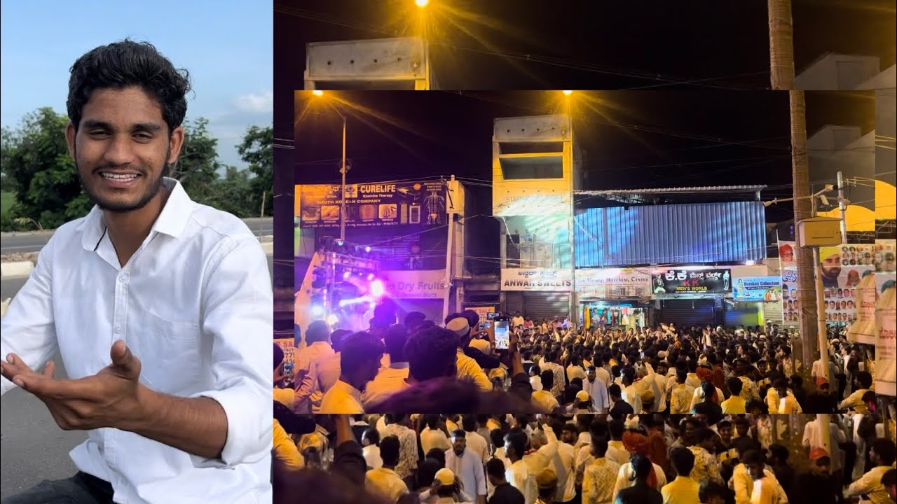 Eid Milad un nabi Raichur #karnataka dj ka juloos 2025 #vlog 