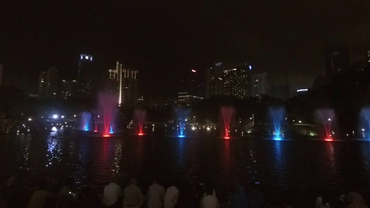 KLCC Lake Symphony musical fountain shows YouTube