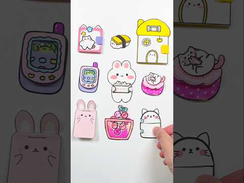 귀엽고 귀여운 종이로 만들기 컬렉션 #diy #craft #paperdiy #shorts