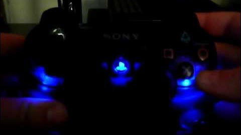 PS3 LED MOD blue red vibration