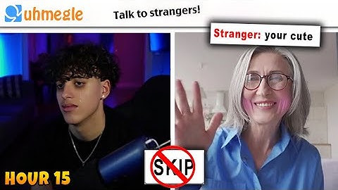 Omegle, But I CANT SKIP ANYONE for 24 HOURS