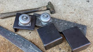 Building the B-36 Flight Engineer Main Panel Shock Mount Brackets