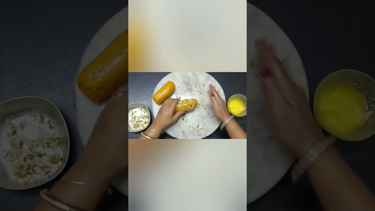 Mango Roll | मुंह में घुल जाने वाली यह मिठाई बनाएं बस २० मिनट में #shorts #shortsindia #shortsvideo