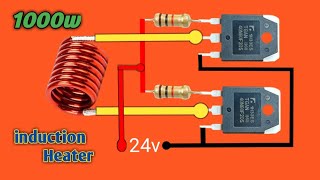 Dc 24V Powerful 2000w IGBT induction heater ||Powerful induction heater