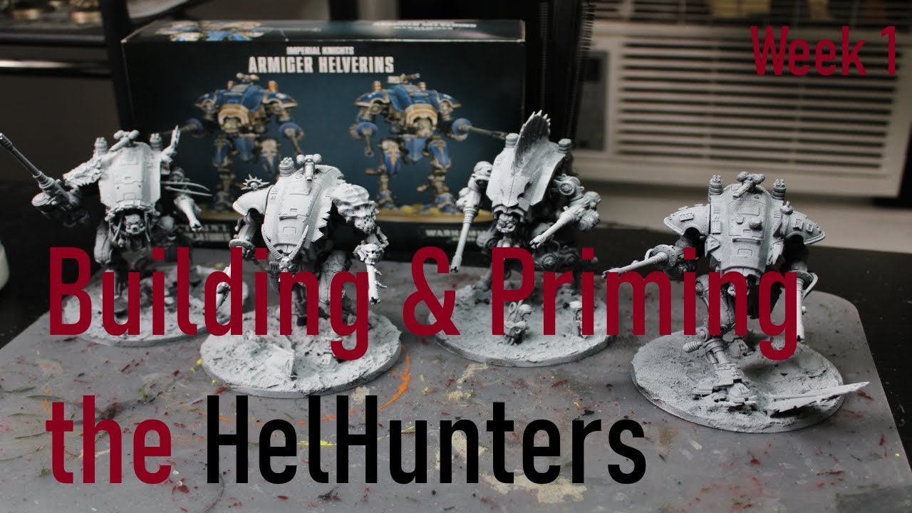 Kitbashing Armiger Helhunters - New Memphis Minis - YouTube
