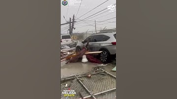 Video from Black River, Jamaica shows the damage after Hurricane Melissa made landfall on Tuesday
