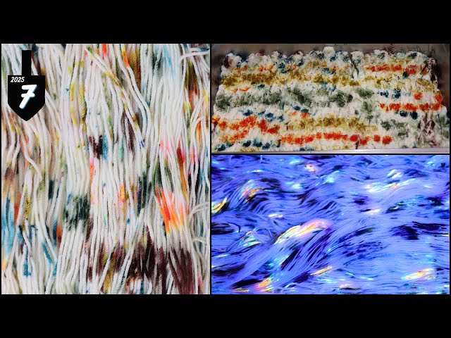 Dyeing Twisted Miniskeins to Create Speckled Yarn; A 