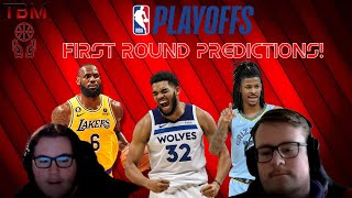 NBA Playoffs First Round Predictions!