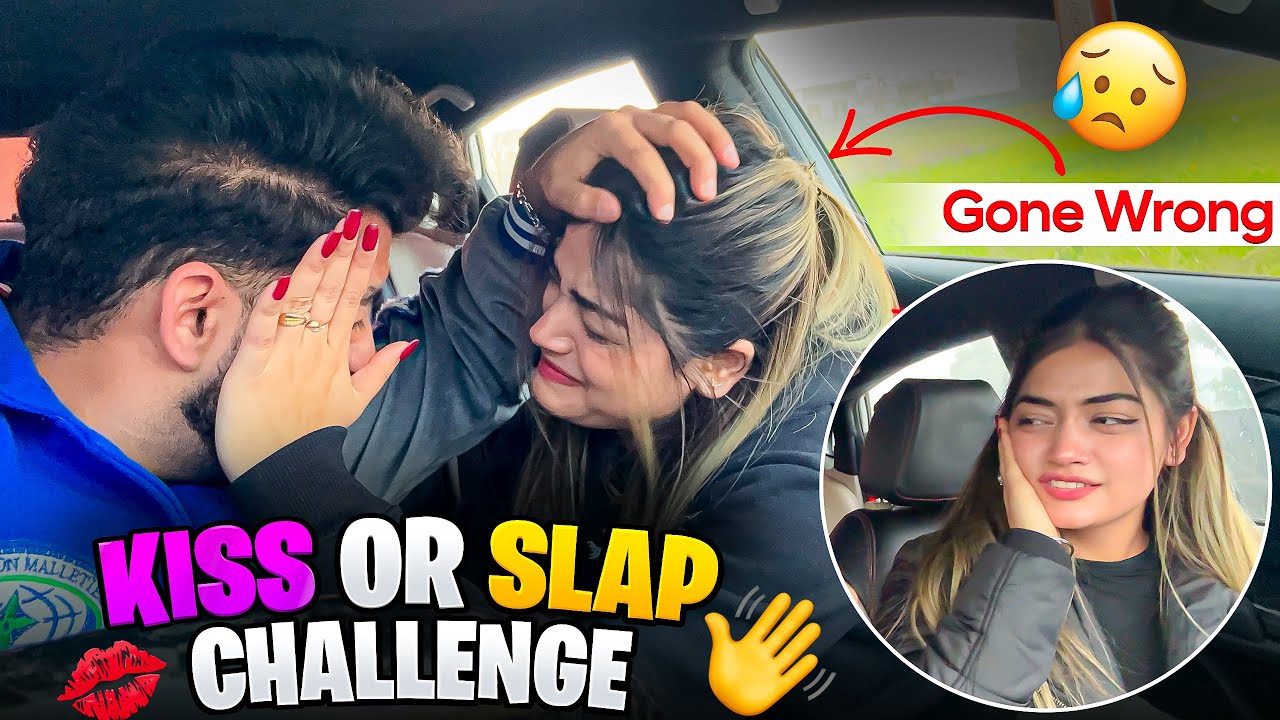 Kiss Or Slap Challenge😨Thappad Pr Thappad