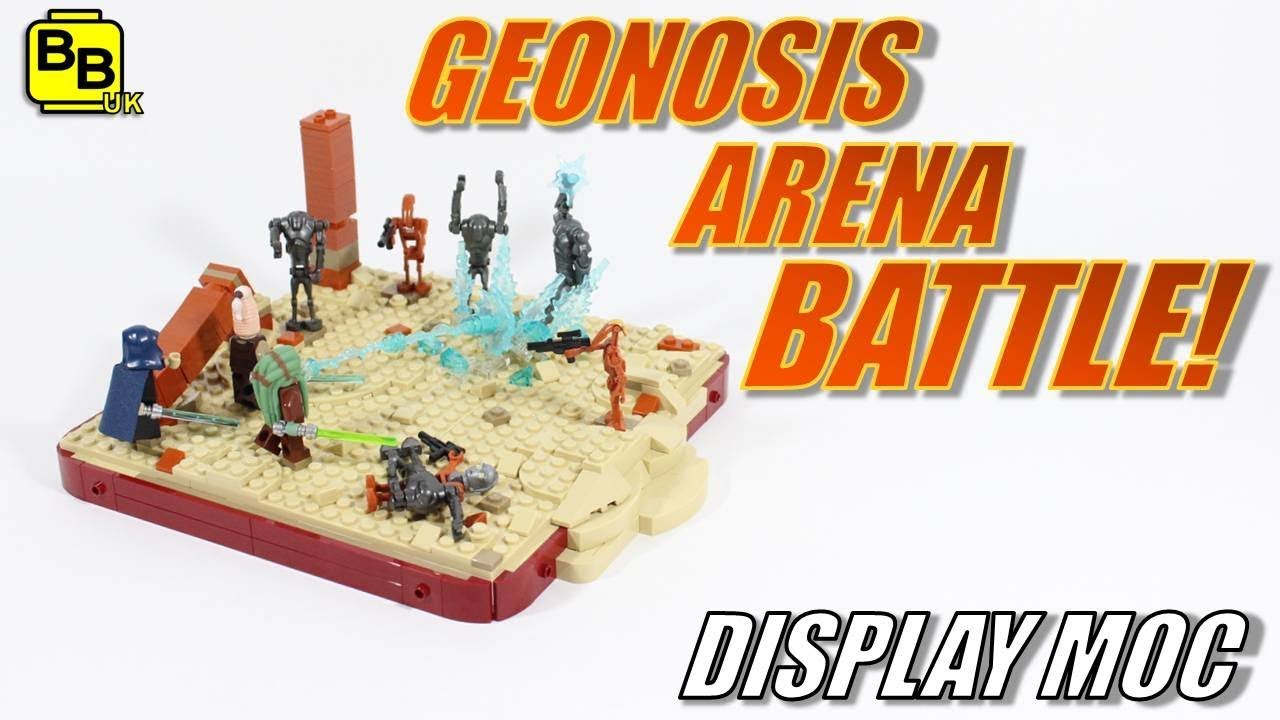 Lego Star Wars Geonosis Arena Battle Display Moc Youtube