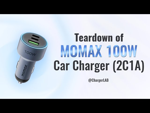 Teardown of MOMAX MoVe 100W Triple Ports Car Charger (2C1A) - YouTube