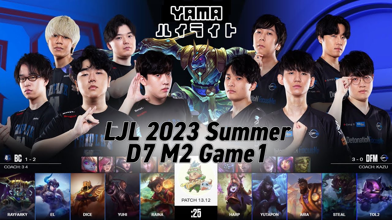 [Nasus!?]BC(RayFarky ナサス) VS DFM(Yutapon アフェリオス) Game 1 ハイライト D7M2 - LJL  2023 Summer by YAMA