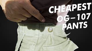A Perfect Reproduction of the OG107 Military Pants