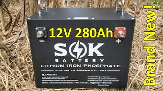 SOK 12V 280Ah LiFePO4 Battery Detailed Review, Complete Teardown