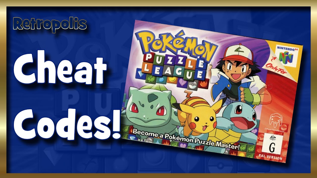 Pokemon Puzzle League (e) [!] Nintendo64. League Cheats. Головоломка покемон Хард Голд в руинах Альфа. Nintendo cheats