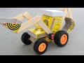How to make a Matchbox jcb diy Toy  Mini Jcb tractor