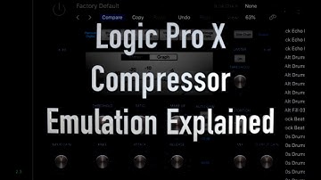 Logic Pro X Compressor Emulation Explained: The real compressors behind the plugin