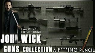 John Wick Guns Collection/All John Wick Weapons loadout/JohnWick guns price.