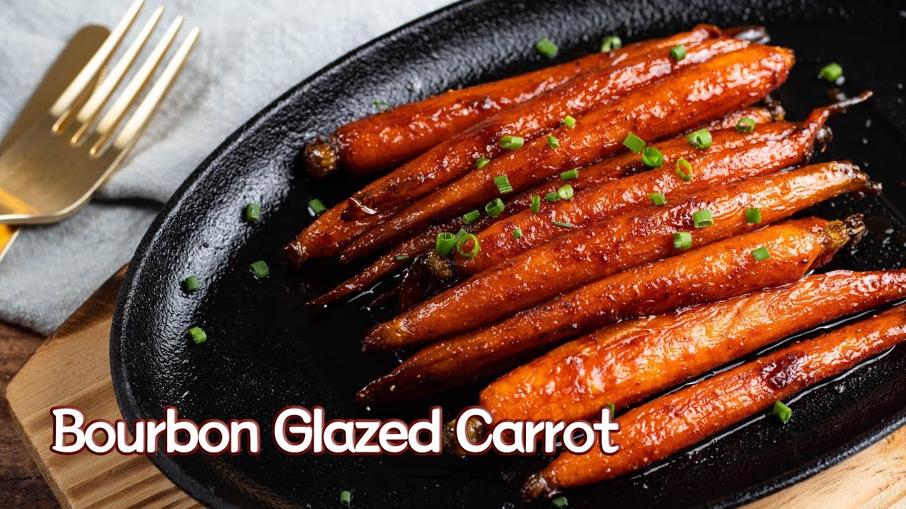 Bourbon Glazed Carrots