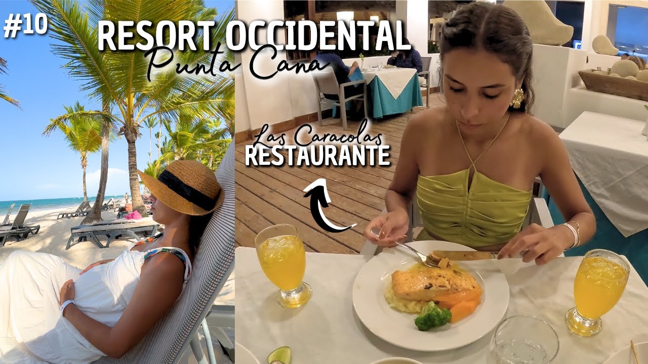 Jantar no Las Caracolas: Restaurante à La Carte de Frutos do Mar no Occidental Punta Cana | Vlog 10