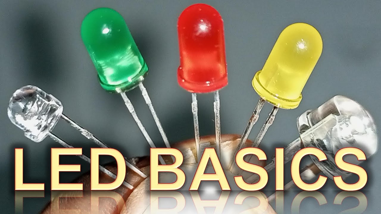 led basics for beginners (easy guide, 2026) Images... LED BASICS - Learn some basic about LEDs: Structure, Sizes ...
