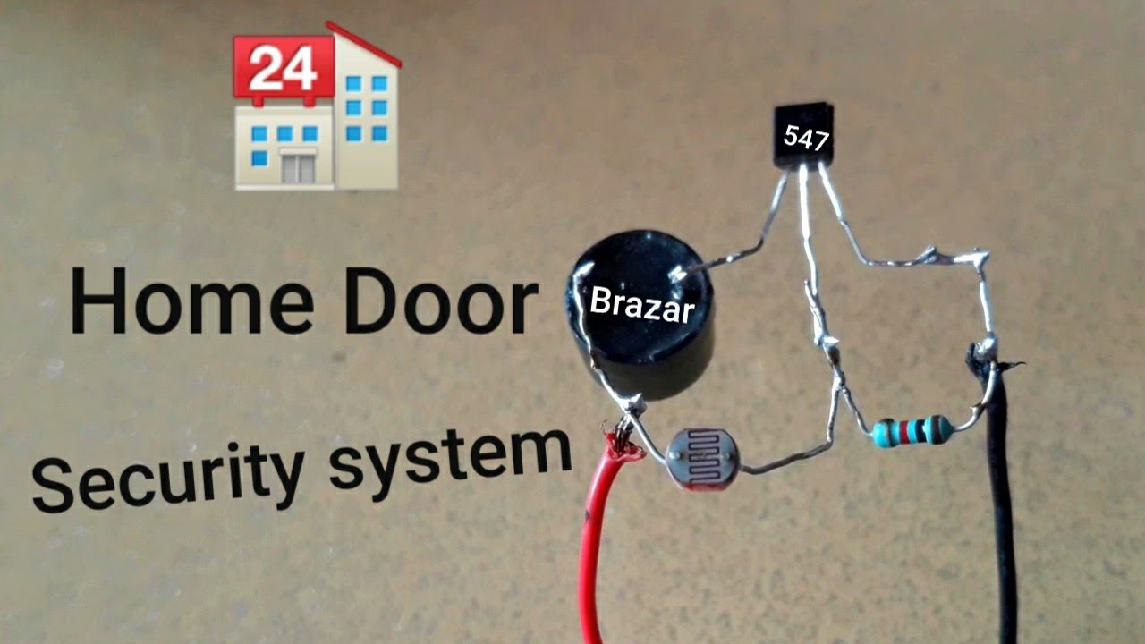 Home Dark Security Sensor Alarms Module || How to make Dark Security ...