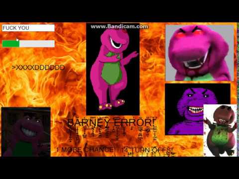 Barney error 1: The 20 chances Wrong code(bad ending #1)