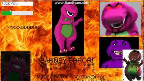 Barney error 1: The 20 chances Wrong code(bad ending #1)