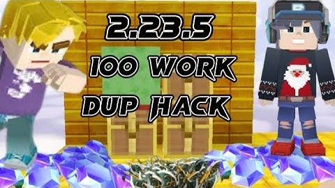 ##BlockmanGo#BlockyMods#BedWarsFound New dup 100% Successful (2.23.5) |😱😱| IN skyblock blockman go