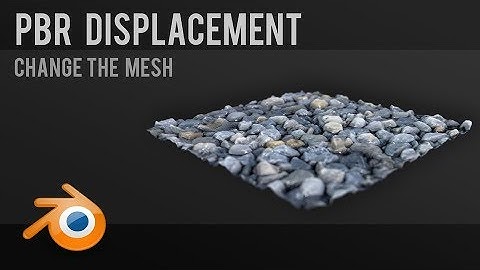 PBR displacement maps in blender