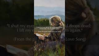 Sylvia Plath captures the fragile, nature of perception and mental health #foryou #lifelessons