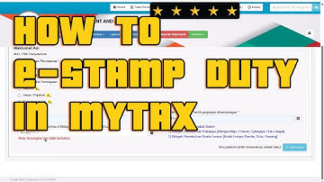 [Step by Step] Use e-Stamp Duty to stamp documents