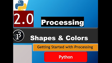2.0 Shapes & Colors in Processing: Getting Started
