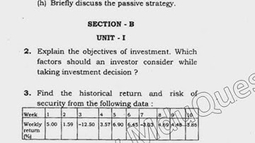 MBA 4th Sem Reappear Security Analysis & Portfolio Management Question Paper