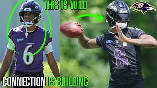 LAMAR JACKSON & JAKOBI LANE Building An ELITE CONNECTION At Baltimore Ravens Training Camp...