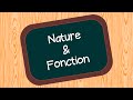 Cours Gratuit: Nature et Fonction pour Collège 📘