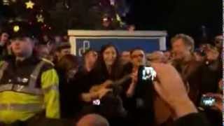 Bono   Glen Hansard Busking Grafton St Dublin Christmas Eve 2012 .ALE