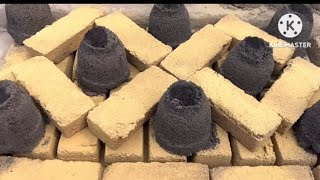 Nonstop crumbling yellow sand charcoal texture 🤤🔥