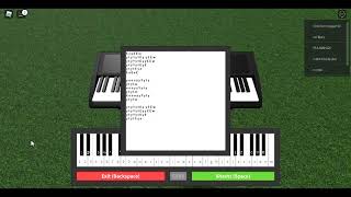 Havana Roblox Piano (Sheets)