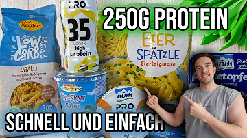 Wie komme ich auf 100 g Eiweiß am Tag?