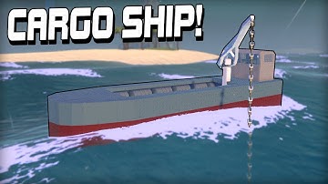 I Built a Cargo Ship with a Crane to Recover Artifacts from the High Seas in Trailmakers!