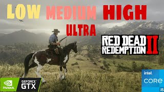 Red Dead Redemption 2 GTX  1660 Super Core i5 7400  Tested All Settings and 1080p