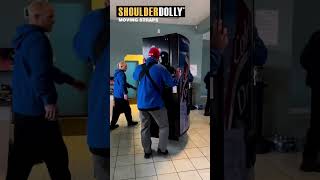 How to Move a Vending Machine Fast - DIY Vending Machine Move (Lift a Vending Machine Easily) by Shoulder Dolly - Moving/Lifting Straps 820 views 1 year ago 1 minute, 8 seconds