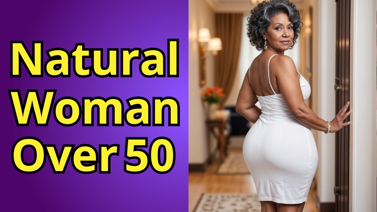 Natural Older Ebony Woman Over 50 Beautifully Dressed Classy | Dress