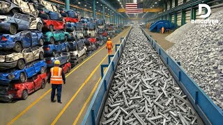 How Millions Of Old Cars Are Recycled Into New Steel | Inside the Giant Recycling Machines